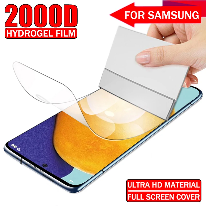 2000D Hydrogel Film For Samsung S21 Ultra S20 FE S10 E S9 Plus Screen Protector For A52 A51 A32 A12 A72 A71 M51 Note 20 10 9 5G
2000D Hydrogel Film For Samsung S21 Ultra S20 FE S10 E S9 Plus Screen Protector For A52 A51 A32 A12 A72 A71 M51 Note 20 10 9 5G