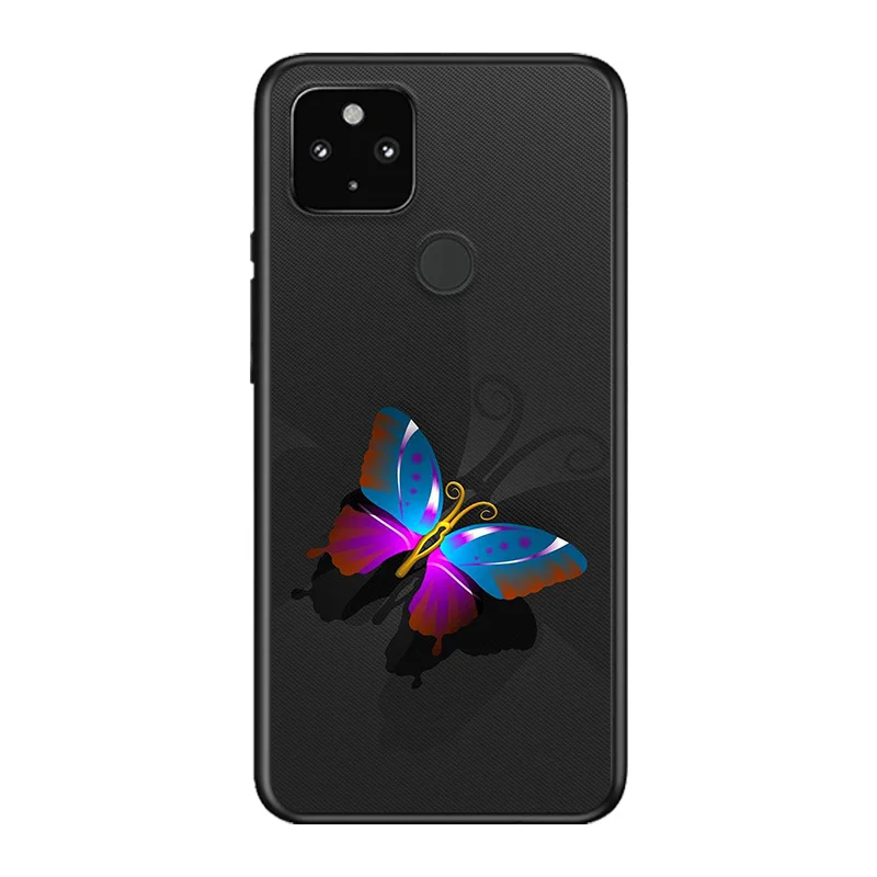 Colorful Butterfly Soft TPU Silicone Black Cover For Google Pixel 5 4A 5G 4 XL Phone Case
Colorful Butterfly Soft TPU Silicone Black Cover For Google Pixel 5 4A 5G 4 XL Phone Case