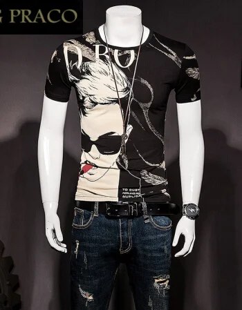 LIASOSO Short-sleeved Trendy Men's Half Sleeve Base T-shirt Fashion Clothes Black Men Clothing Best Seller
LIASOSO Short-sleeved Trendy Men's Half Sleeve Base T-shirt Fashion Clothes Black Men Clothing Best Seller