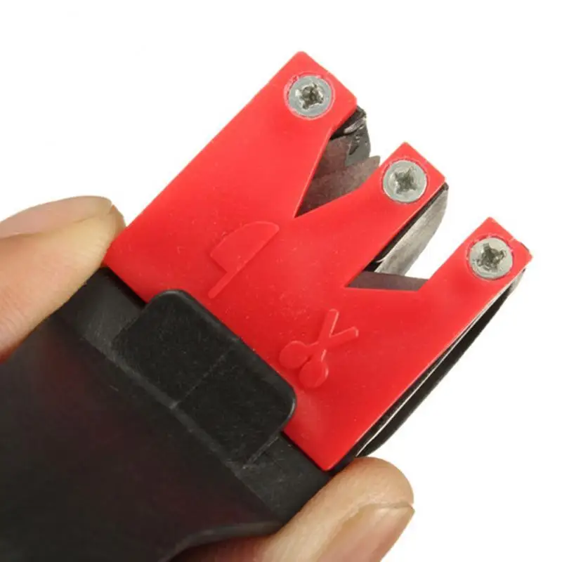 Knife Sharpener Professional 2 In 1 Handheld Scissors Knife Sharpening Stone Grinder Knives Whetstone Tungsten Knife Sharpener
Knife Sharpener Professional 2 In 1 Handheld Scissors Knife Sharpening Stone Grinder Knives Whetstone Tungsten Knife Sharpener