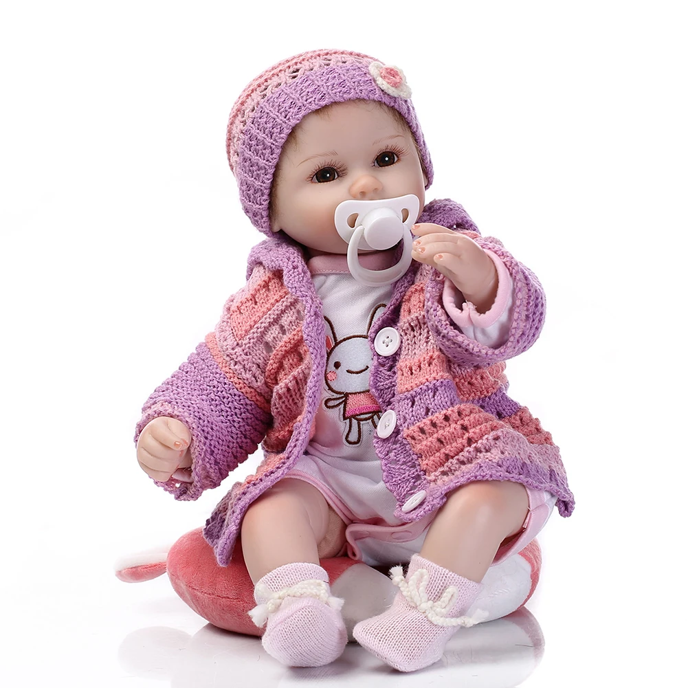 Lifelike Reborn Baby Lovely Kid Toddler Sleep Play Bathing Accompany Mini Doll with Hair Cute Silica Toy Present for Girl Boy
Lifelike Reborn Baby Lovely Kid Toddler Sleep Play Bathing Accompany Mini Doll with Hair Cute Silica Toy Present for Girl Boy