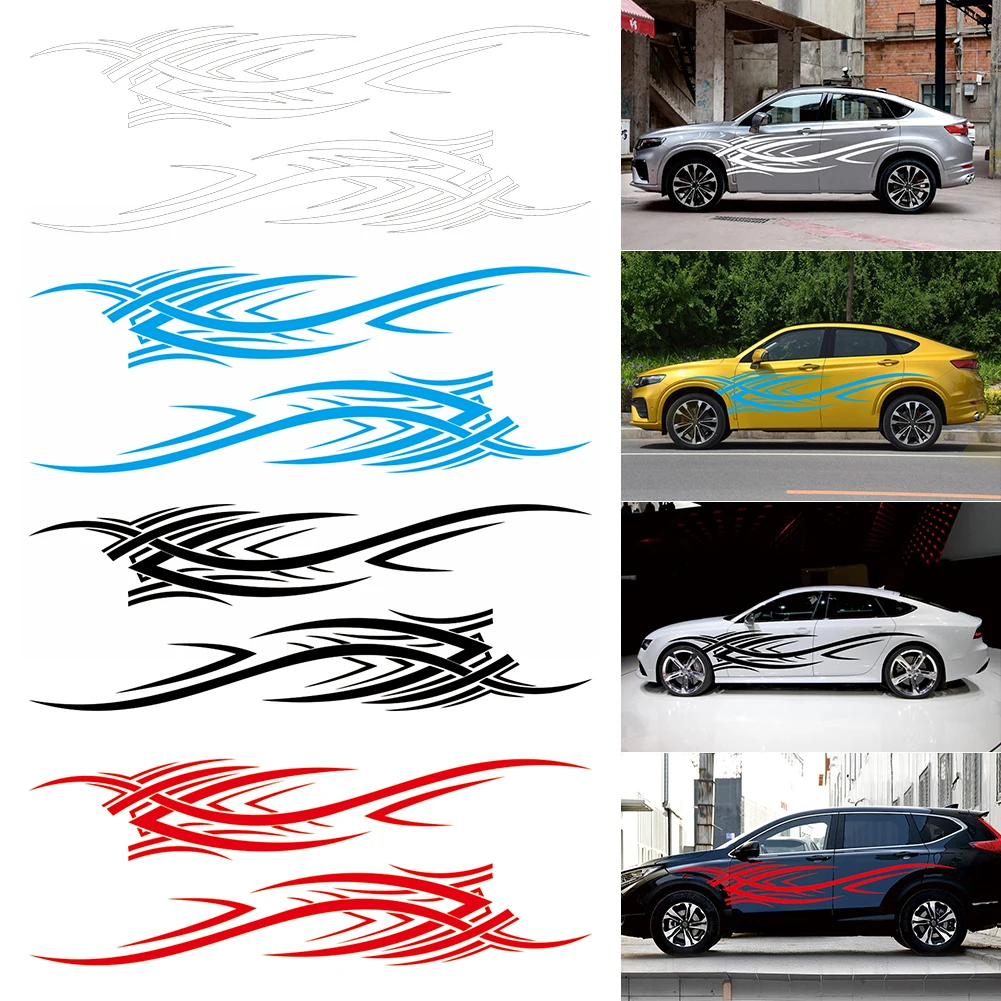 2Pcs Car Stickers Side Stripes Graphics Stickers Decals Line Decal Fender Body Door Decor Flame For Dropshipping Wholesale
2Pcs Car Stickers Side Stripes Graphics Stickers Decals Line Decal Fender Body Door Decor Flame For Dropshipping Wholesale