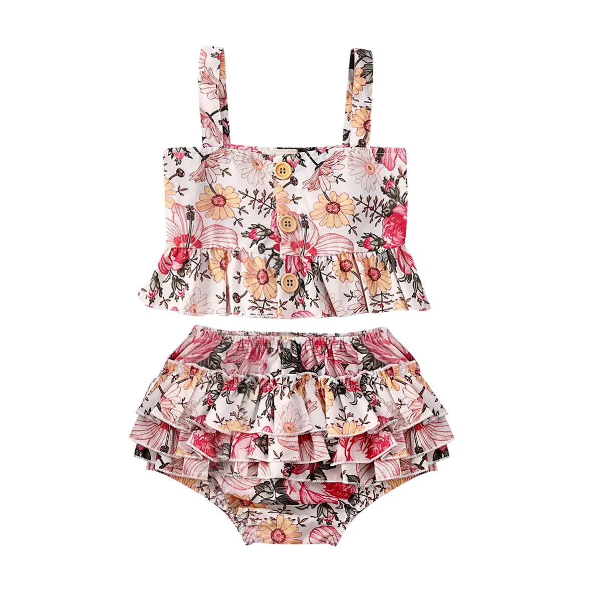 2Pcs Toddler Kids Baby Girl Sleeveless Floral Outfit Clothes Top Shorts Pants Clothing Set
2Pcs Toddler Kids Baby Girl Sleeveless Floral Outfit Clothes Top Shorts Pants Clothing Set