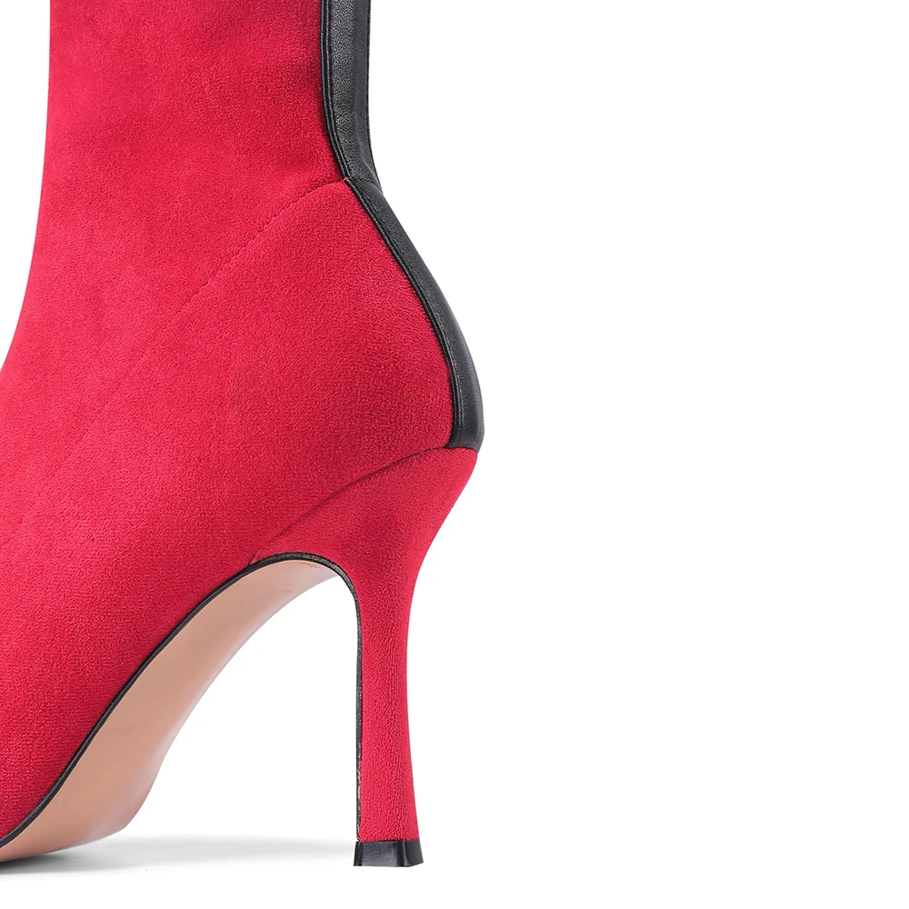 WETKISS 2020 New Arrival Pointed Toe Ankle Boots Thin High Heels Booties Pointed Toe Ladies Stretch Boot Shoes Woman Big Size
WETKISS 2020 New Arrival Pointed Toe Ankle Boots Thin High Heels Booties Pointed Toe Ladies Stretch Boot Shoes Woman Big Size