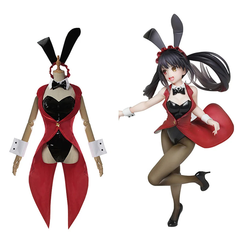 Date A Live Kurumi Tokisaki Cosplay Costume Sexy Bunny Girl Jumpsuit Halloween Women Bunny Costume Stocking Gloves Suit 
Date A Live Kurumi Tokisaki Cosplay Costume Sexy Bunny Girl Jumpsuit Halloween Women Bunny Costume Stocking Gloves Suit