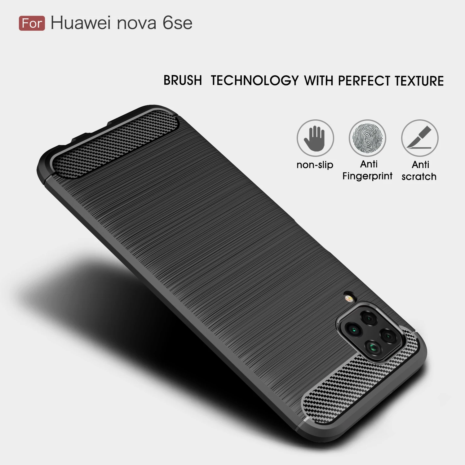 Business Shockproof Carbon Fiber Phone Case For Huawei Nova 6 SE 5T 5Z 7I 5I 5 Pro Fashion Silica Gel Soft Protection Case Cover
Business Shockproof Carbon Fiber Phone Case For Huawei Nova 6 SE 5T 5Z 7I 5I 5 Pro Fashion Silica Gel Soft Protection Case Cover