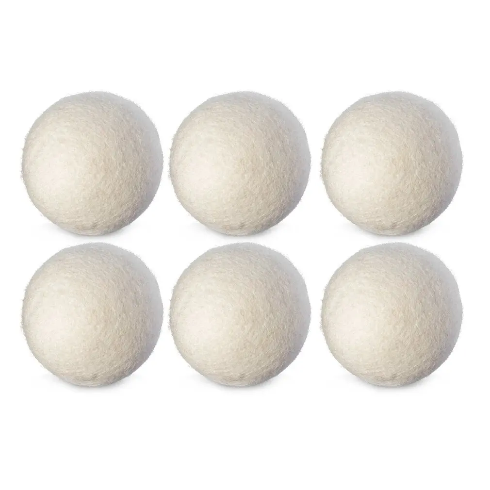 6PCS/SET Natural Reusable Laundry Clean Ball Practical Home Wool Dryer Balls Laundry Softener Alternative Accessories
6PCS/SET Natural Reusable Laundry Clean Ball Practical Home Wool Dryer Balls Laundry Softener Alternative Accessories