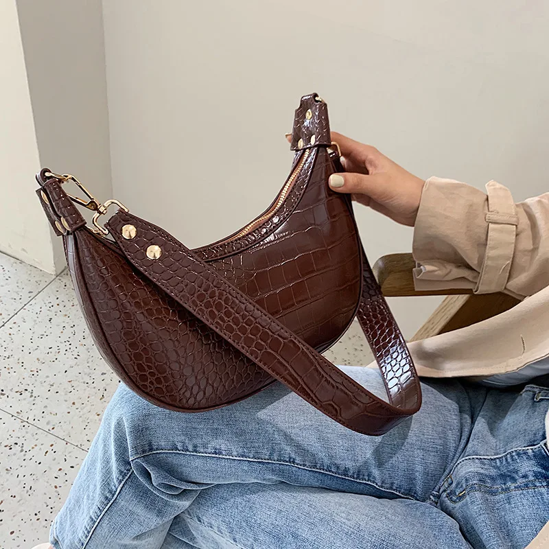Women's Shoulder Bag Pu Leather Brand Armpit Diagonal Saddle Bags Luxury Designer Handbags For Women Bolso Mujer Sac Purses New
Women's Shoulder Bag Pu Leather Brand Armpit Diagonal Saddle Bags Luxury Designer Handbags For Women Bolso Mujer Sac Purses New