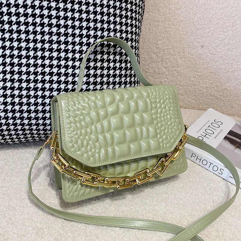 Women's Fashion Solid Chain Portable Small Square Bag Leisure Stone Grain Magnetic Buckle Coin Mobile Phone About Messenger Bag
Women's Fashion Solid Chain Portable Small Square Bag Leisure Stone Grain Magnetic Buckle Coin Mobile Phone About Messenger Bag