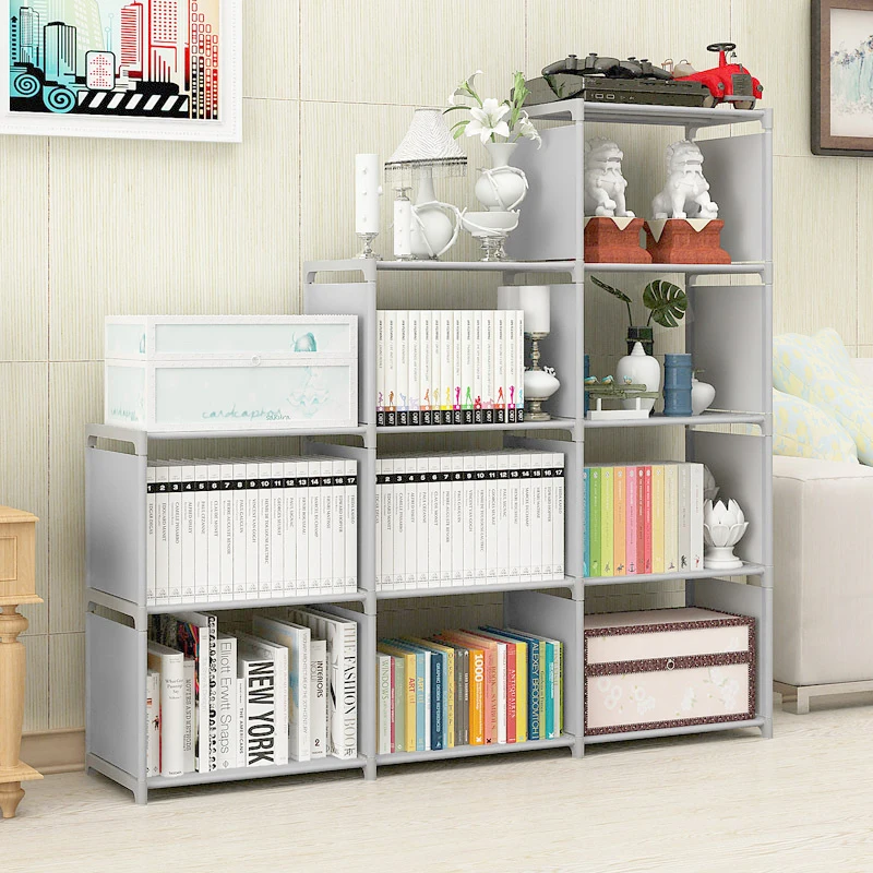 DIY Book Shelf kids Bookcase Easy to Assemble Home Living Room Display Shelf Steel Tube Combination Rack Creative Bookshelf
DIY Book Shelf kids Bookcase Easy to Assemble Home Living Room Display Shelf Steel Tube Combination Rack Creative Bookshelf