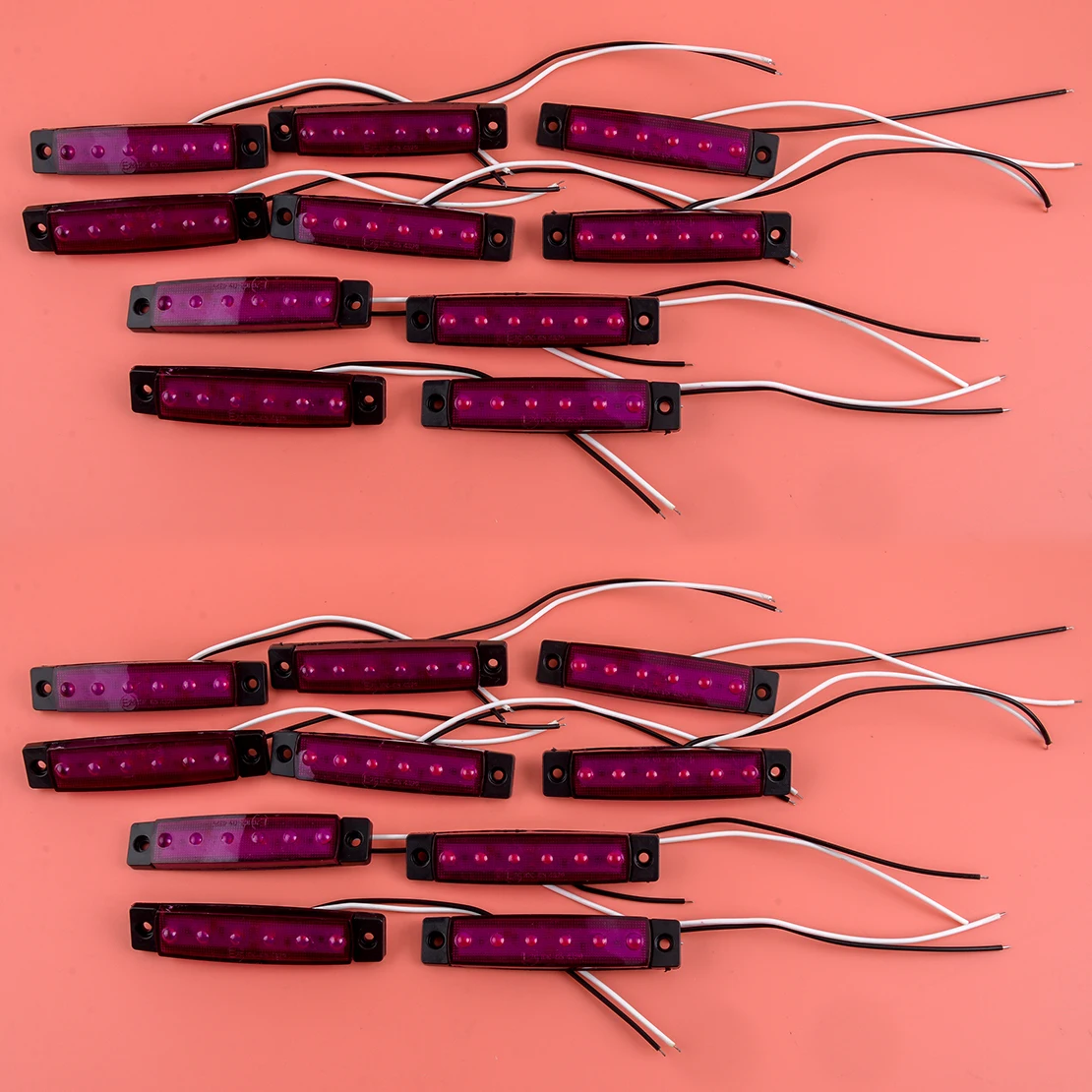 20 шт. Универсальный Фиолетовый 6 светодиодов для лодок, грузовиков, трейлеров, боковой габаритный индикатор, габаритный фонарь для автомоби...
20 шт. Универсальный Фиолетовый 6 светодиодов для лодок, грузовиков, трейлеров, боковой габаритный индикатор, габаритный фонарь для автомоби...