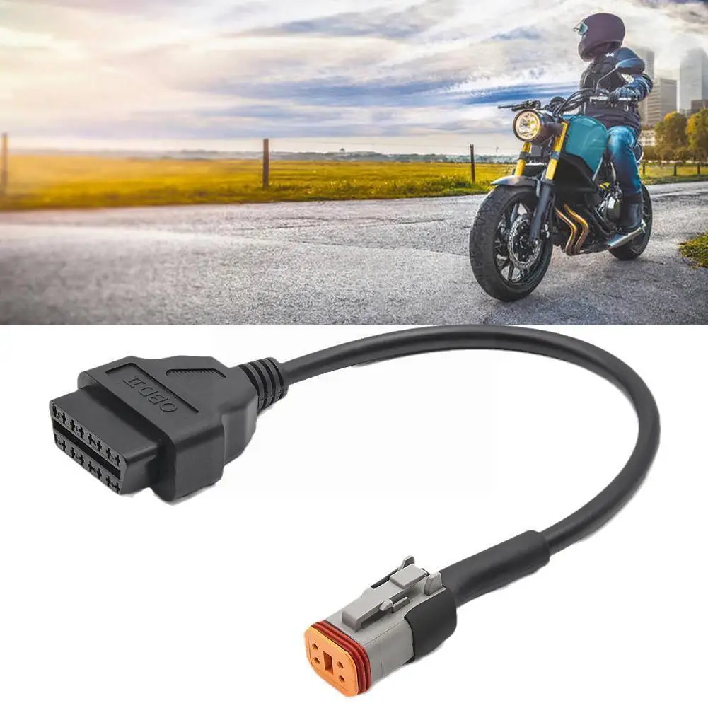New for Harley Motorcycle 4 Pin To 16Pin OBD2 Connector Diagnostic Cables Adapter Motorcycle Accessories C5K0
New for Harley Motorcycle 4 Pin To 16Pin OBD2 Connector Diagnostic Cables Adapter Motorcycle Accessories C5K0