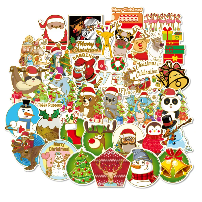 54pcs/set Cartoon Christmas Stickers Merry Christmas Santa Claus Deer Snowman Stickers For Christmas Party Decoration
54pcs/set Cartoon Christmas Stickers Merry Christmas Santa Claus Deer Snowman Stickers For Christmas Party Decoration
