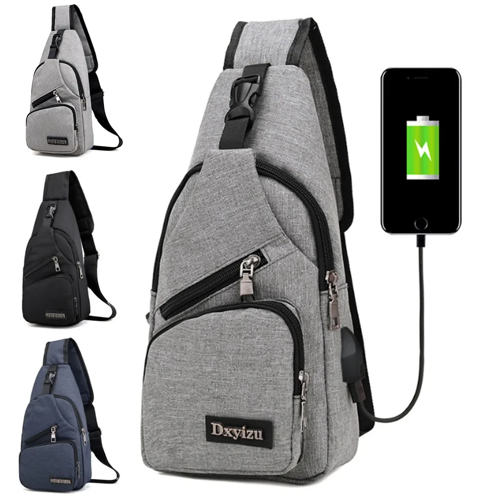 USB Charging Oxford Crossbody Bag Men Anti-theft Chest Pack Summer Short Trip Messengers Bag Water Repellent Shoulder Bag
USB Charging Oxford Crossbody Bag Men Anti-theft Chest Pack Summer Short Trip Messengers Bag Water Repellent Shoulder Bag