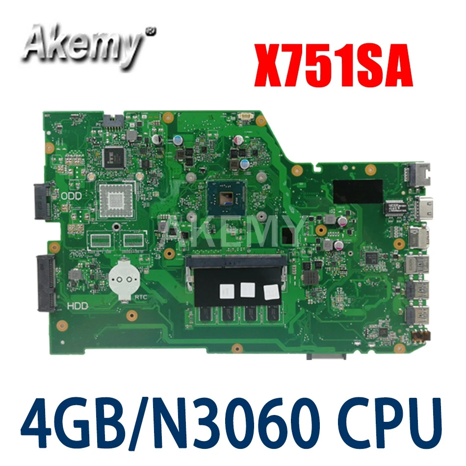 90NB07M0-R00060 for ASUS X751SV X751SJ X751SA X751S Laptop Motherboard 4G/N3060 CPU
90NB07M0-R00060 for ASUS X751SV X751SJ X751SA X751S Laptop Motherboard 4G/N3060 CPU