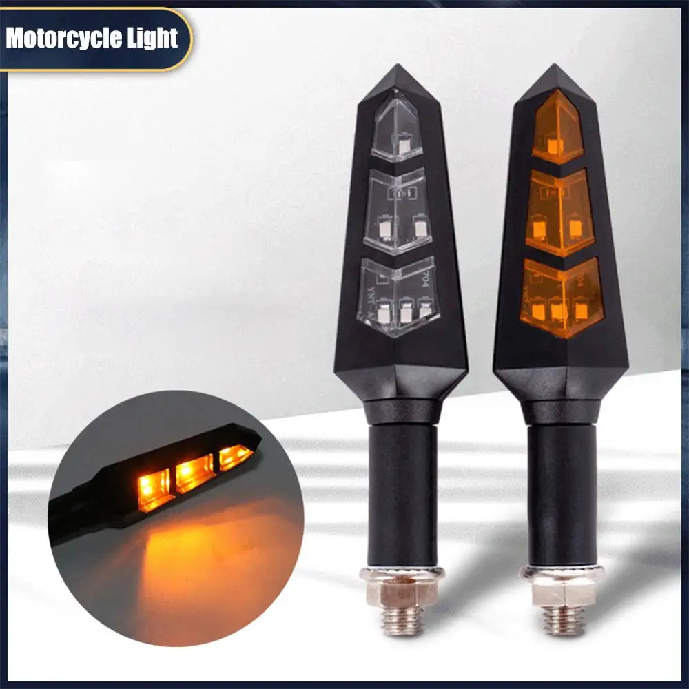 2pcs 6 LED Motorcycle Turn Signal Light Flashing Motorbike Indicator Blinker Moto Waterproof Tail Lights Signal Lamp 12V 
2pcs 6 LED Motorcycle Turn Signal Light Flashing Motorbike Indicator Blinker Moto Waterproof Tail Lights Signal Lamp 12V