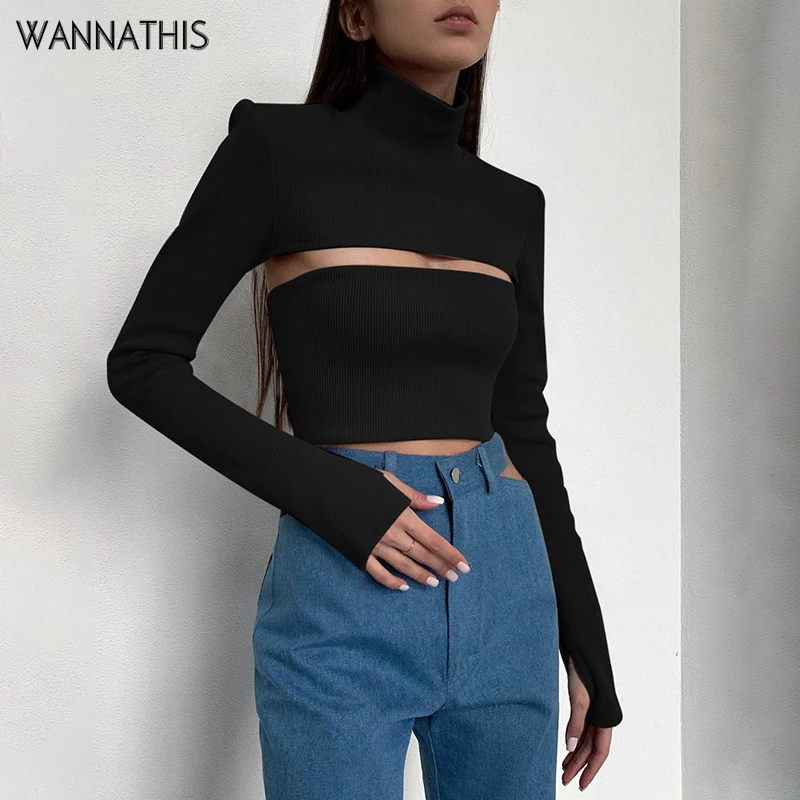 WannaThis Водолазка женская Повседневная рубашка с длинным рукавом сексуальный минималистичный укороченный Топ Женская мода весна 2021 Новые то...
WannaThis Водолазка женская Повседневная рубашка с длинным рукавом сексуальный минималистичный укороченный Топ Женская мода весна 2021 Новые то...