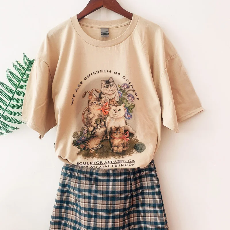 Fashionshow-JF Short Sleeve Women Tee Shirt Children of Cats T Shirt Women Casual O-neck Hipster Tshirt
Fashionshow-JF Short Sleeve Women Tee Shirt Children of Cats T Shirt Women Casual O-neck Hipster Tshirt