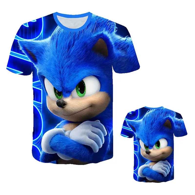 Cute Sonic T Shirt Boys And Girls Clothes 2021 Summer Short Sleeve 3d Printing T-shirt kids Girl Tops Tee Baby Children Clothing
Cute Sonic T Shirt Boys And Girls Clothes 2021 Summer Short Sleeve 3d Printing T-shirt kids Girl Tops Tee Baby Children Clothing