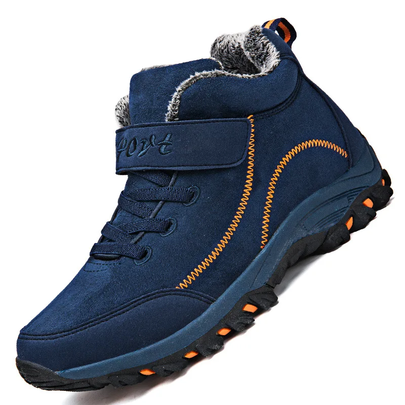 Waterproof Winter Men Boots Cow Suede Warm Snow Women Boots Men Work Casual Shoes High Top High-top Non-slip Ankle Boots
Waterproof Winter Men Boots Cow Suede Warm Snow Women Boots Men Work Casual Shoes High Top High-top Non-slip Ankle Boots