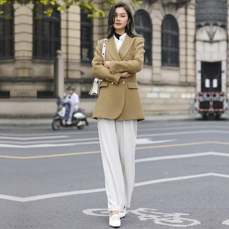 Autumn Elegant High-Grade Goddess Temperament Slim-Fit Worsted All-Wool Suit Jacket
Autumn Elegant High-Grade Goddess Temperament Slim-Fit Worsted All-Wool Suit Jacket