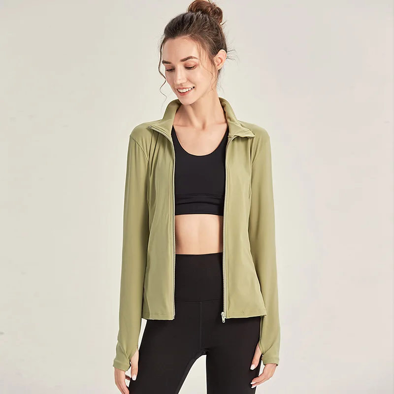 SportsCoat Women Long Sleeve Zip Fitness Yoga Shirt Tops Workout Gym Activewear Sport Running Jacket Training Spring Clothes Lu
SportsCoat Women Long Sleeve Zip Fitness Yoga Shirt Tops Workout Gym Activewear Sport Running Jacket Training Spring Clothes Lu