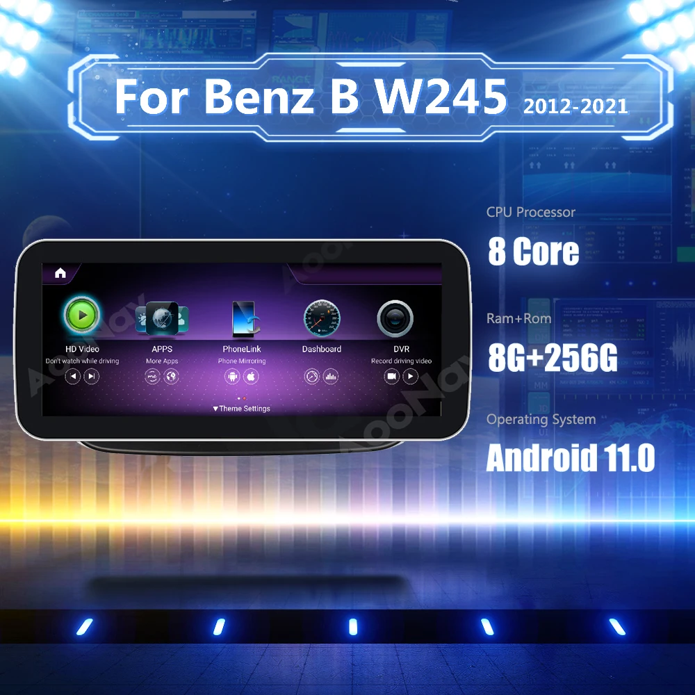 8+256GB Android 11 car radio GPS For Mercedes Benz B Class W245 W246 2012-2021 multimedia player android auto Google carplay
8+256GB Android 11 car radio GPS For Mercedes Benz B Class W245 W246 2012-2021 multimedia player android auto Google carplay