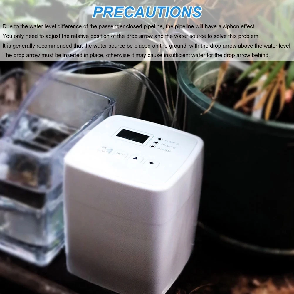 Automatic Micro Home Drip Irrigation Watering Kits System Sprinkler with Smart Controller for Garden Bonsai Indoor Use Tool
Automatic Micro Home Drip Irrigation Watering Kits System Sprinkler with Smart Controller for Garden Bonsai Indoor Use Tool
