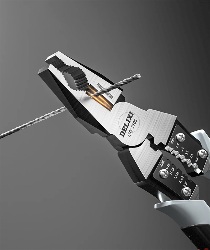 Multifunctional Universal Diagonal Pliers Needle Nose Pliers Hardware Tools Universal Wire Cutters Electrician Tool Sets
Multifunctional Universal Diagonal Pliers Needle Nose Pliers Hardware Tools Universal Wire Cutters Electrician Tool Sets