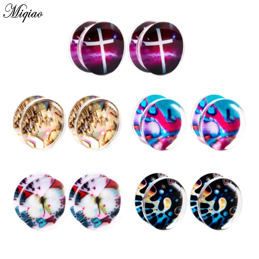 Miqiao 2pcs Transparent Acrylic Ear Flesh Tunnel Plug 6mm-20mm Ear Gauges Expander Stretcher Body Piercing Jewelry
Miqiao 2pcs Transparent Acrylic Ear Flesh Tunnel Plug 6mm-20mm Ear Gauges Expander Stretcher Body Piercing Jewelry