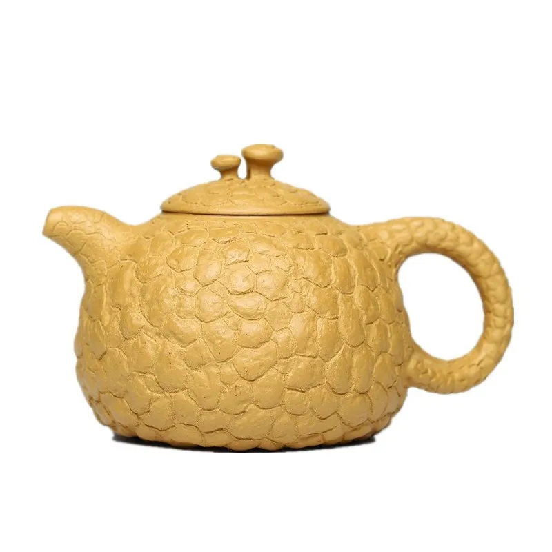 Yixing zishahu raw ore section mud all handmade Ganoderma lucidum spring pot fine texture flower utensil tea pot
Yixing zishahu raw ore section mud all handmade Ganoderma lucidum spring pot fine texture flower utensil tea pot