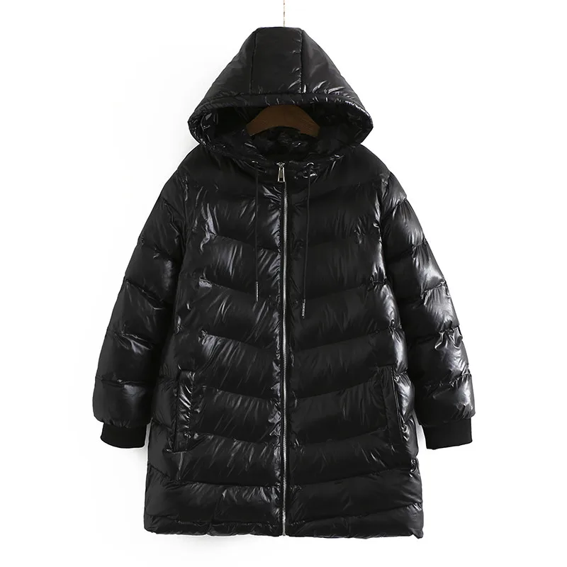 Plus Size Winter Coat For Women Add Cotton To Thicken Mezzanine With Horizontal Suture Stripe Large Size Mid-Length Thick Jacket
Plus Size Winter Coat For Women Add Cotton To Thicken Mezzanine With Horizontal Suture Stripe Large Size Mid-Length Thick Jacket