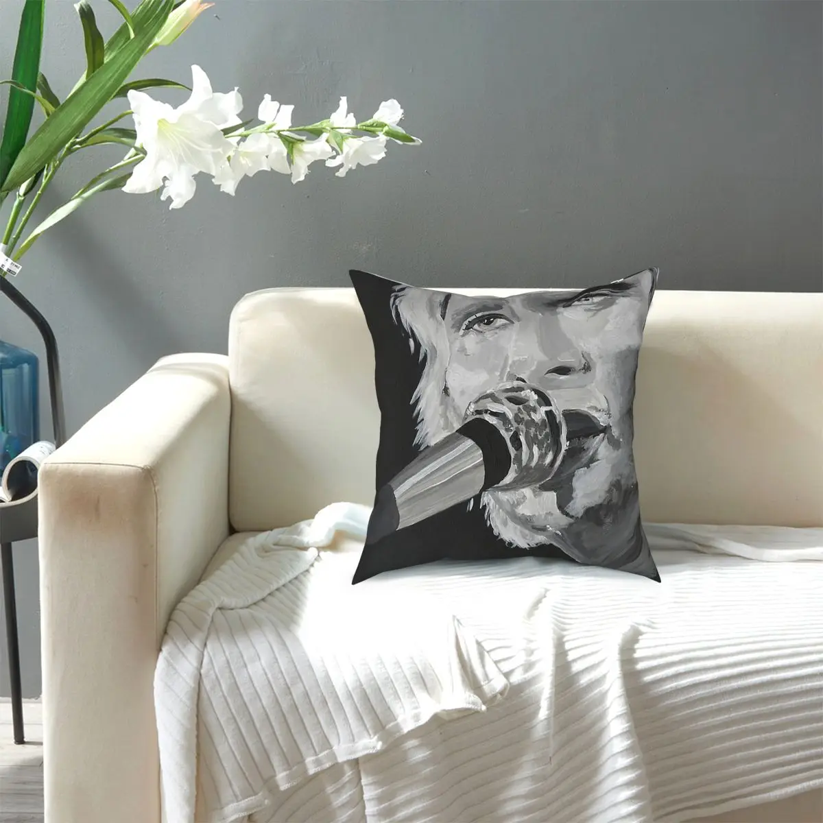 French Rock Star Johnny Fan Gift Ideas, Black And White Throw Pillow Cover Throw Pillow Vintage Pillowcover Home Decor
French Rock Star Johnny Fan Gift Ideas, Black And White Throw Pillow Cover Throw Pillow Vintage Pillowcover Home Decor