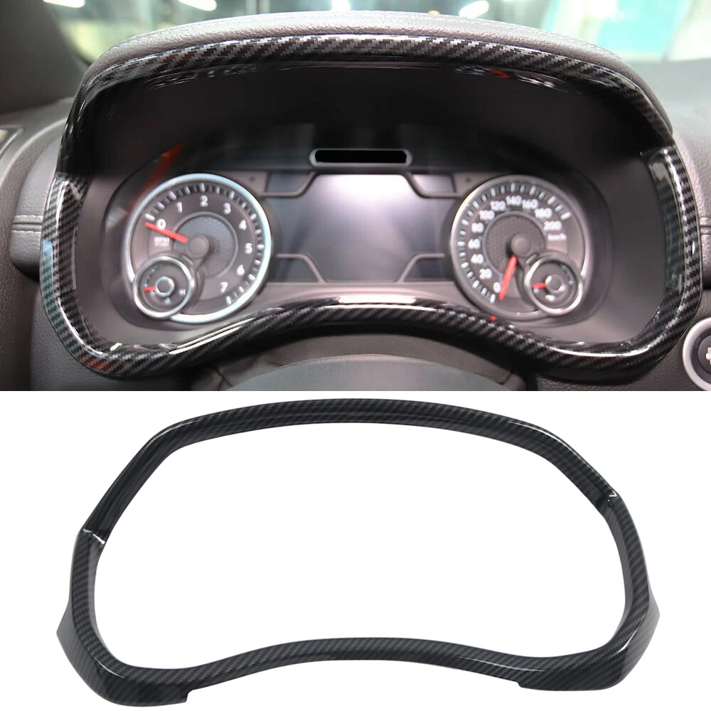 Car-Styling Accessories 1pcs ABS Carbon Fiber Interior Dashboard Meter Display Cover Trim for Dodge Ram 1500 2019 2020
Car-Styling Accessories 1pcs ABS Carbon Fiber Interior Dashboard Meter Display Cover Trim for Dodge Ram 1500 2019 2020
