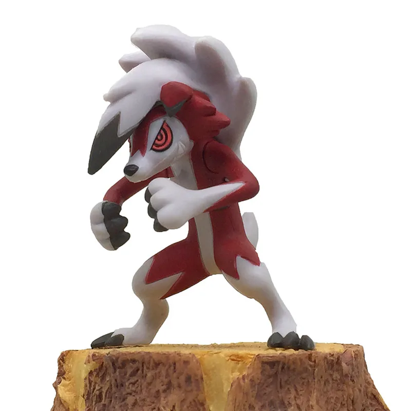 Takara POKEMON Anime Sun and Moon Lycanroc Evolution фигурка Коллекционная экшн-игрушка Подарки для