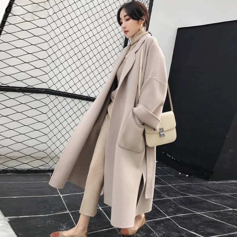 Женская однотонная шерстяная Верхняя одежда Ulzzang, универсальная элегантная зимняя верхняя одежда в Корейском стиле с отложным воротником и...
Женская однотонная шерстяная Верхняя одежда Ulzzang, универсальная элегантная зимняя верхняя одежда в Корейском стиле с отложным воротником и...