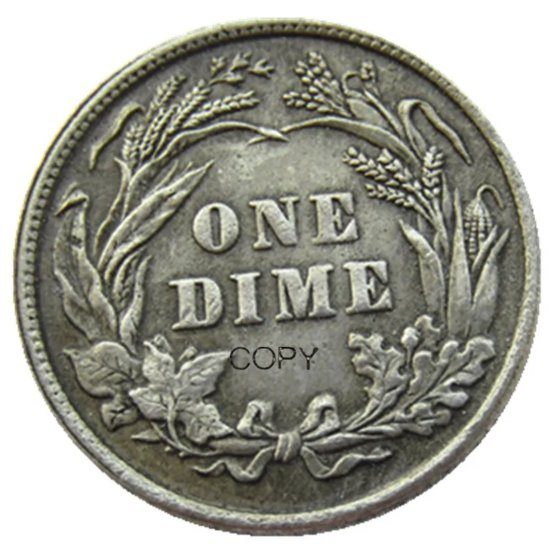 US Barber Dime 1915 P/S посеребренные копии монет | Дом и