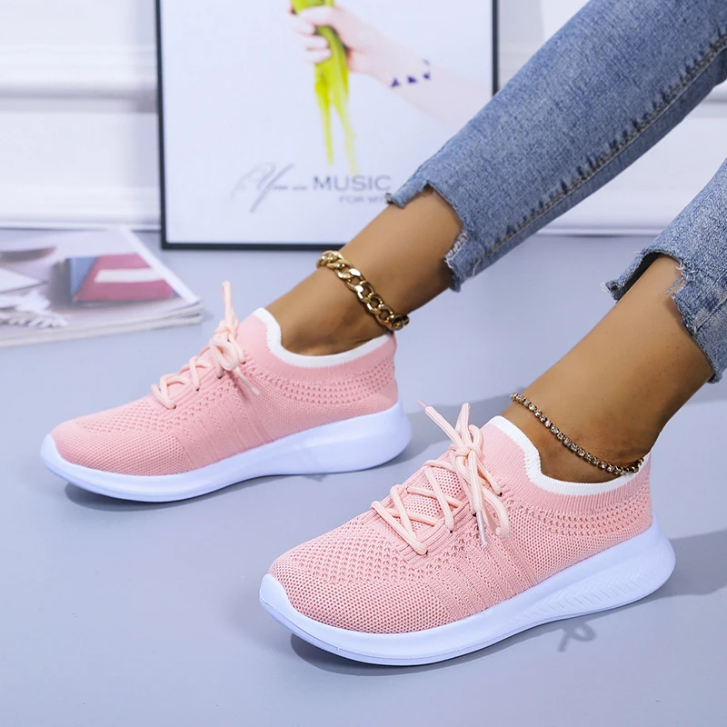 Sneakers Women Shoes 2021 Summer Casual Sneakers Breathable Slip on Sport Shoes Elastic Band Solid Color Ladies Vulcanized Shoes
Sneakers Women Shoes 2021 Summer Casual Sneakers Breathable Slip on Sport Shoes Elastic Band Solid Color Ladies Vulcanized Shoes