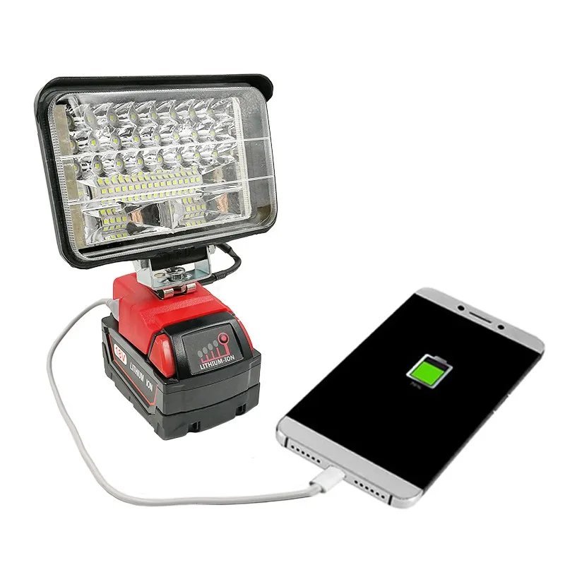 3/4/5/7inch LED Work Light Suitable For Milwaukee 20V MAX XR M18 Li-Ion Battery 2280LM For Car Repairing Outdoor Camping
3/4/5/7inch LED Work Light Suitable For Milwaukee 20V MAX XR M18 Li-Ion Battery 2280LM For Car Repairing Outdoor Camping