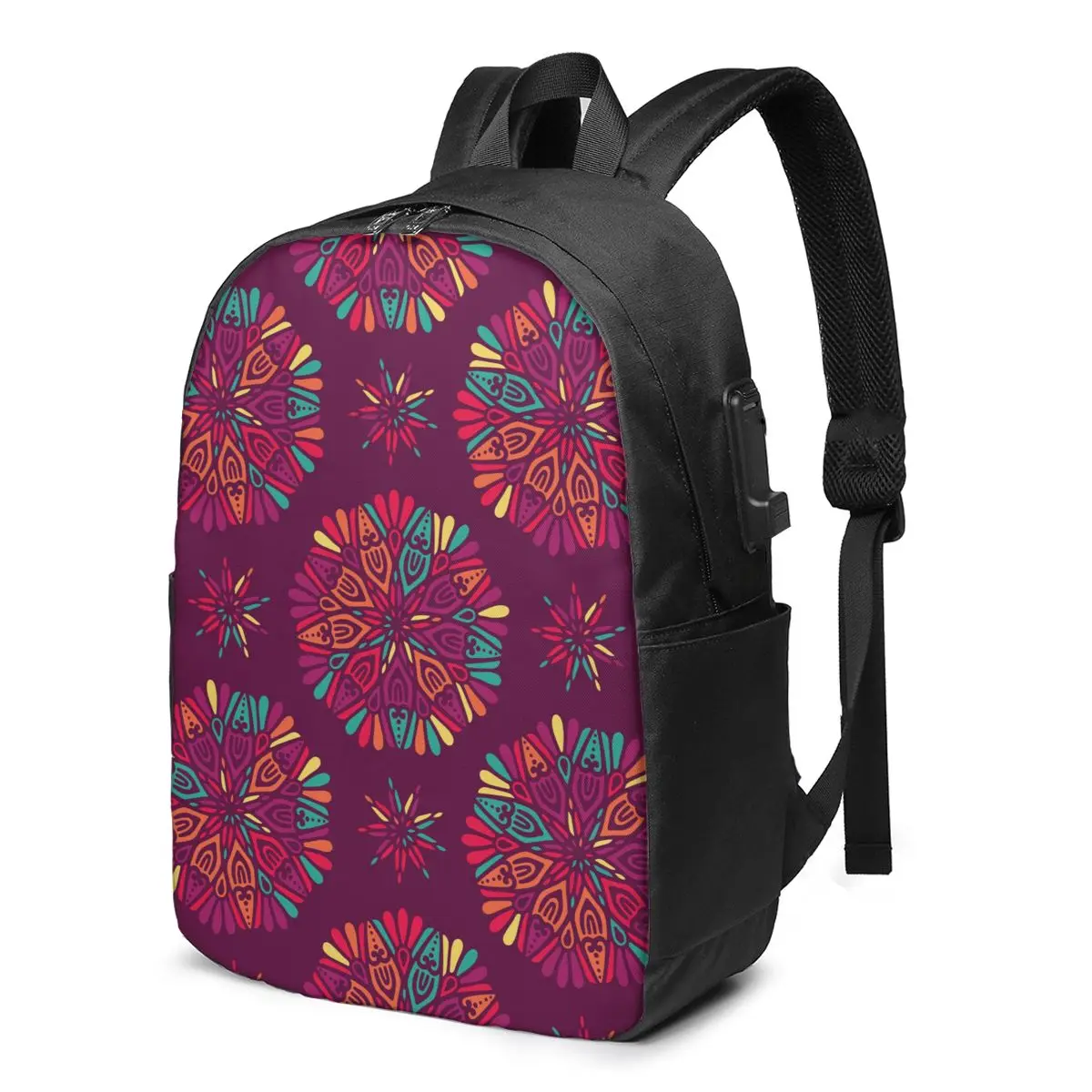 Indian Floral Paisley Women Men Backpack USB Charge School Bag For Girl Boy Travel Laptop Bookbag Daypack
Indian Floral Paisley Women Men Backpack USB Charge School Bag For Girl Boy Travel Laptop Bookbag Daypack