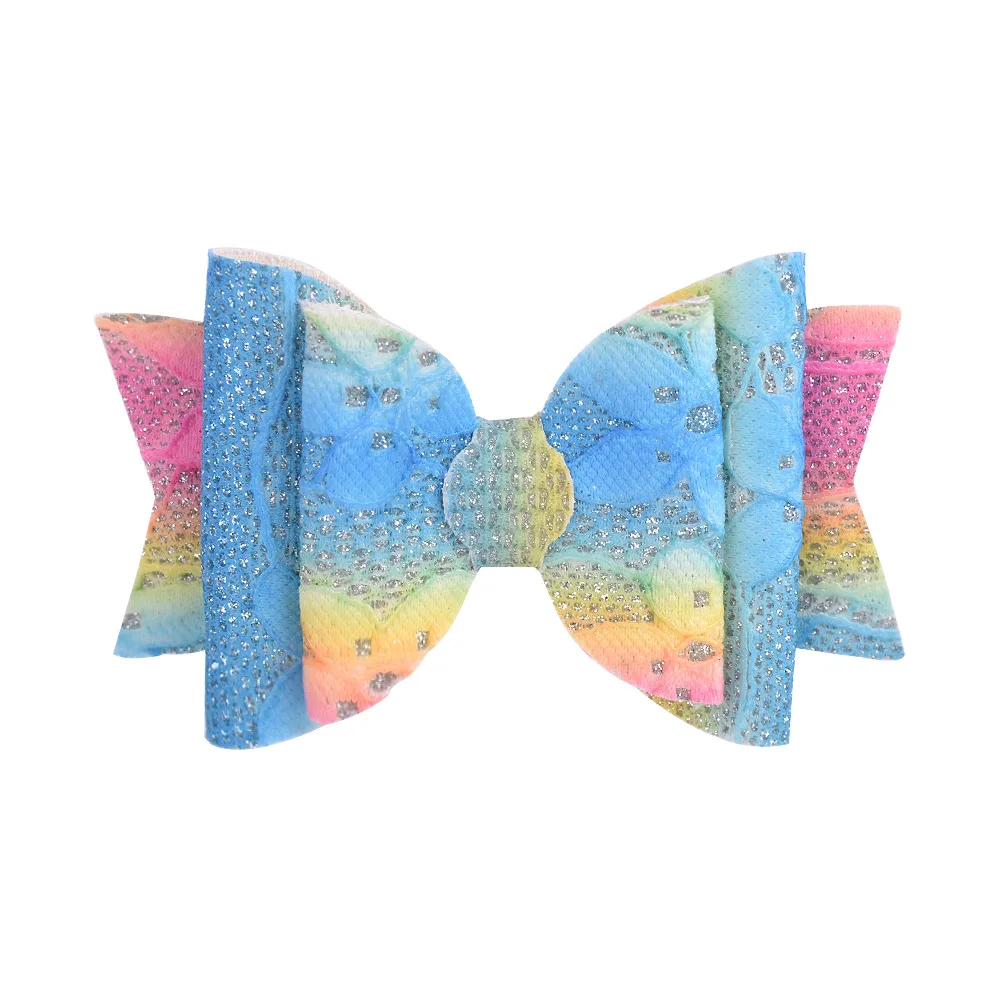 New 3.5'' Hair Bows for Girls Glitter Hair Clips Hairpin Handmade Rainbow Color Layered Bowknot Hairgrips Kids Hair Accessories
New 3.5'' Hair Bows for Girls Glitter Hair Clips Hairpin Handmade Rainbow Color Layered Bowknot Hairgrips Kids Hair Accessories