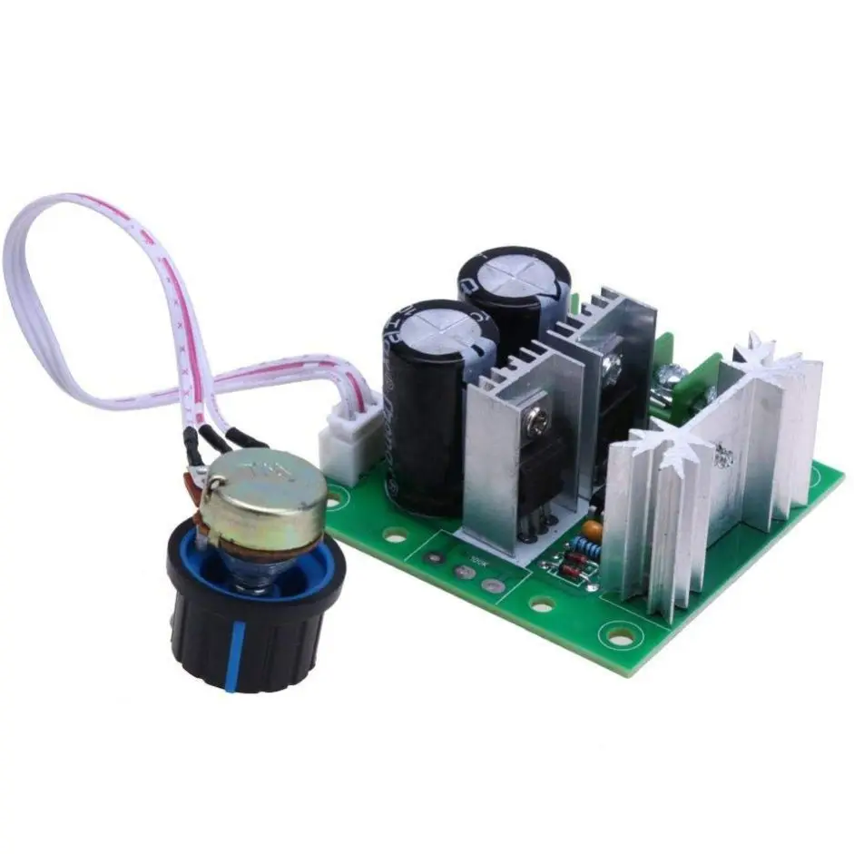 10A PWM DC Motor Speed Controller 400W High Torque Low Heat Radiation Frequency Controller with Knob-High Efficiency
10A PWM DC Motor Speed Controller 400W High Torque Low Heat Radiation Frequency Controller with Knob-High Efficiency