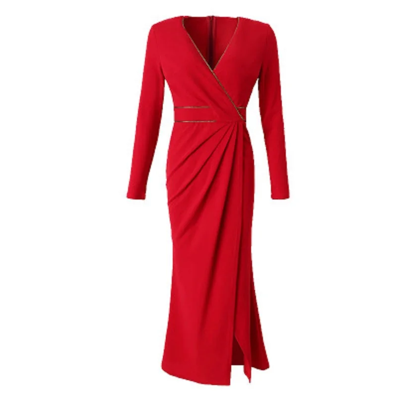 Autumn 2021 office new lady Solid Pencil dress office Women Christmas Party Dress Plus Size winter Forking sexy Club dresses
Autumn 2021 office new lady Solid Pencil dress office Women Christmas Party Dress Plus Size winter Forking sexy Club dresses