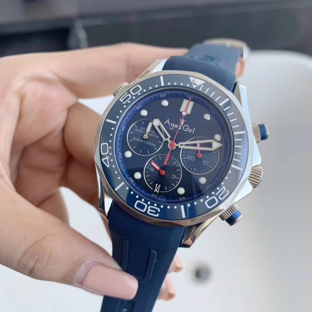 Luxury New Men Speed Ceramic Bezel Stainless Steel Black Blue Rubber Japan Quartz Chronograph Sapphire Waterproof Watch
Luxury New Men Speed Ceramic Bezel Stainless Steel Black Blue Rubber Japan Quartz Chronograph Sapphire Waterproof Watch