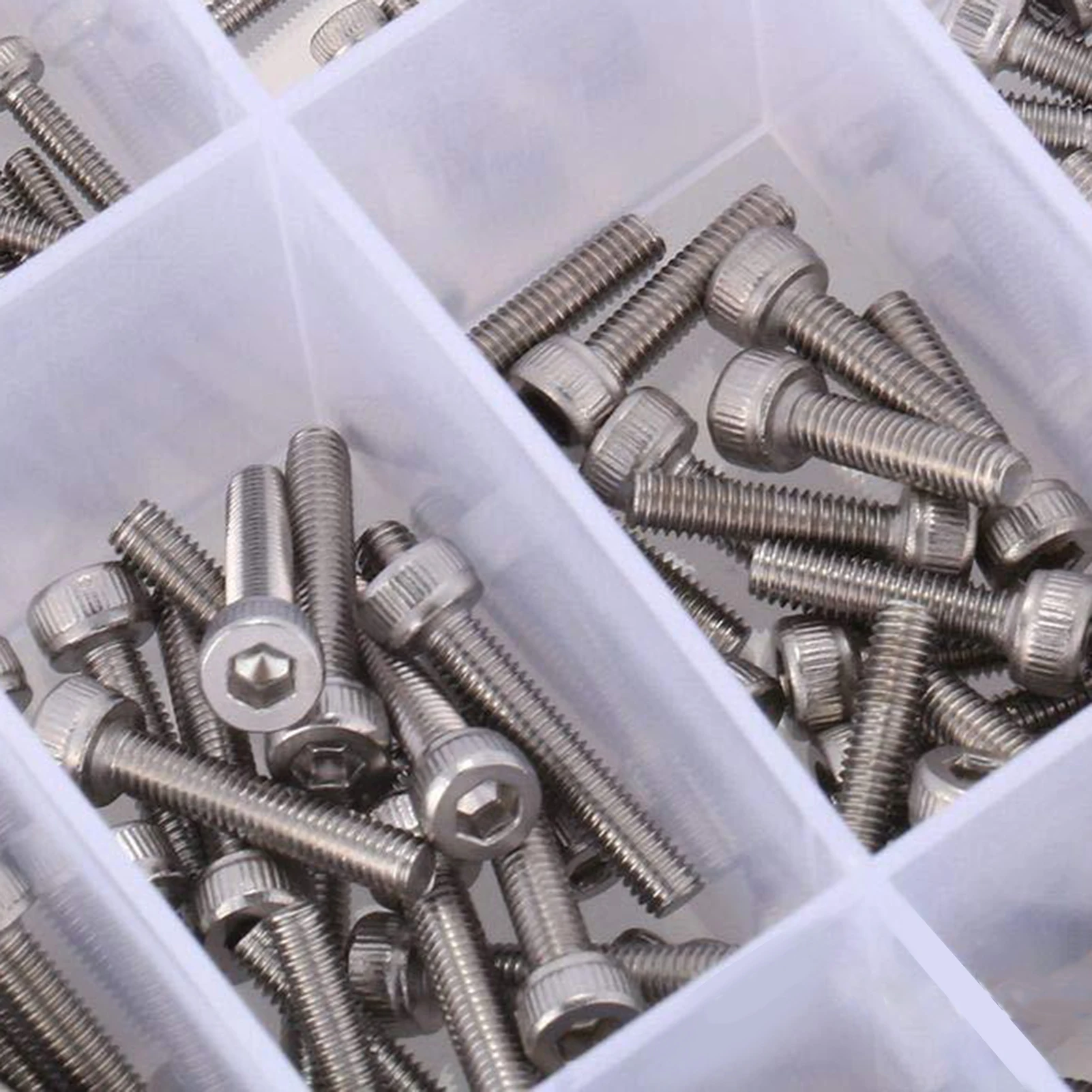 1080Pcs M2/M3/M4 Hex Socket Head Cap Screw Set Stainless Steel Hexagon Flat Round Cap Head Screws Nuts Gaskets Tool Kit
1080Pcs M2/M3/M4 Hex Socket Head Cap Screw Set Stainless Steel Hexagon Flat Round Cap Head Screws Nuts Gaskets Tool Kit