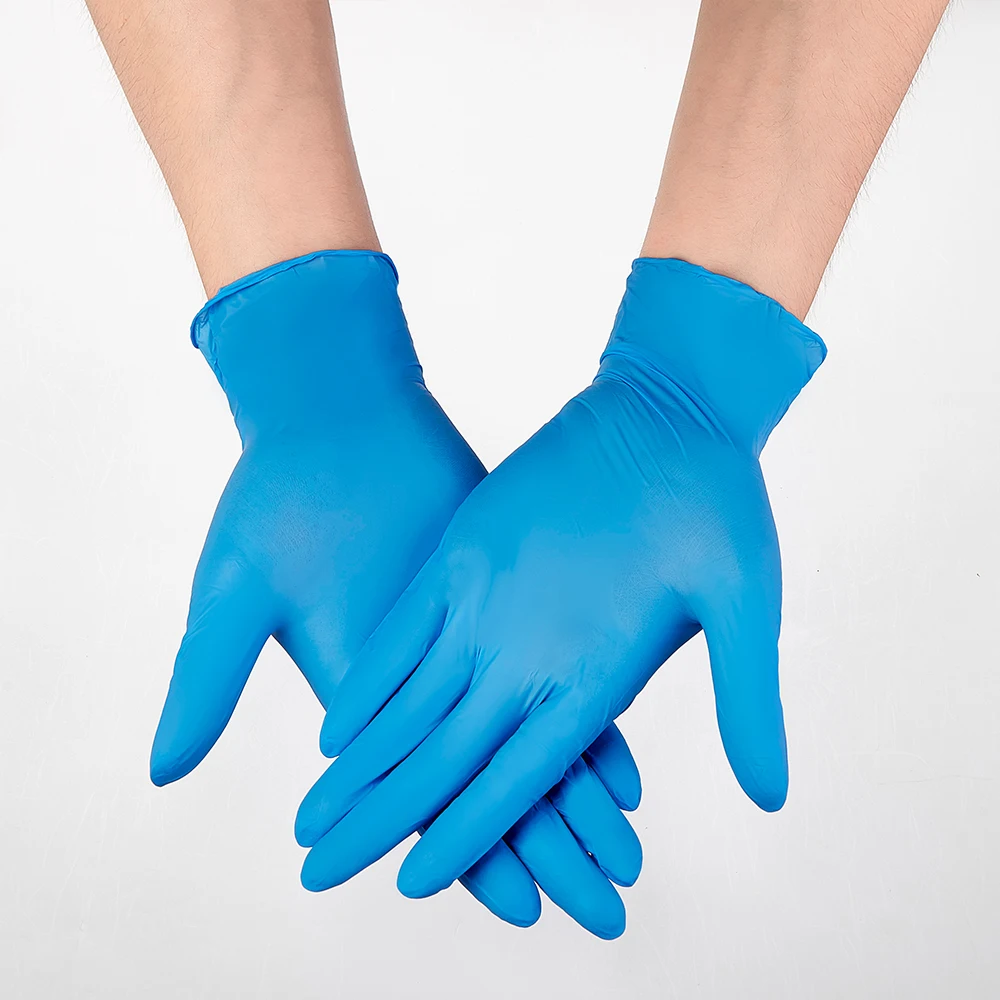 Nitrile Gloves Blue 100pcs/Box Food Grade Waterproof Allergy Free Disposable Work Safety Glove Nitrile Gloves Mechanic Synthetic
Nitrile Gloves Blue 100pcs/Box Food Grade Waterproof Allergy Free Disposable Work Safety Glove Nitrile Gloves Mechanic Synthetic