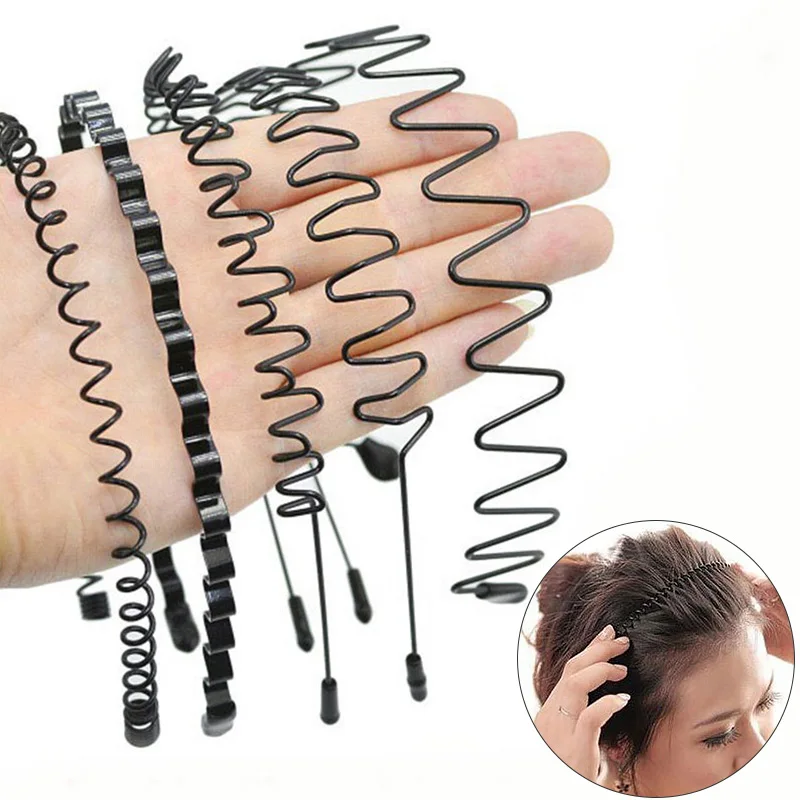 Unisex Wavy Haiband Headband Hair Hoop Metal Plastic Hair Band Bangs Non-slip Wash Face Headwear Hair Accessories for Girls
Unisex Wavy Haiband Headband Hair Hoop Metal Plastic Hair Band Bangs Non-slip Wash Face Headwear Hair Accessories for Girls