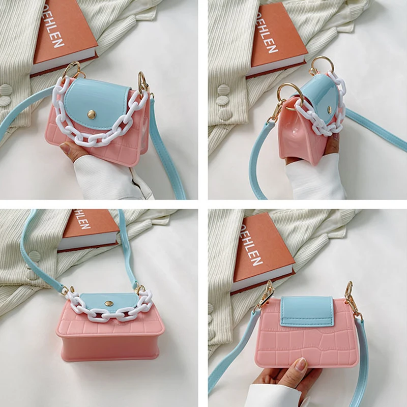 Designer Mini Macaron Jelly Bags for Women Cute Women's Chain Shoulder Messenger Bag Crocodile Pattern Small Flap Bags Clutch
Designer Mini Macaron Jelly Bags for Women Cute Women's Chain Shoulder Messenger Bag Crocodile Pattern Small Flap Bags Clutch