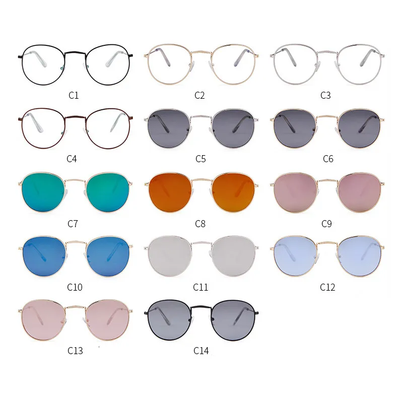 Classic Small Frame Round Sunglasses Women/Men Brand Designer Alloy Mirror Sun Glasses Vintage Modis Oculos
Classic Small Frame Round Sunglasses Women/Men Brand Designer Alloy Mirror Sun Glasses Vintage Modis Oculos