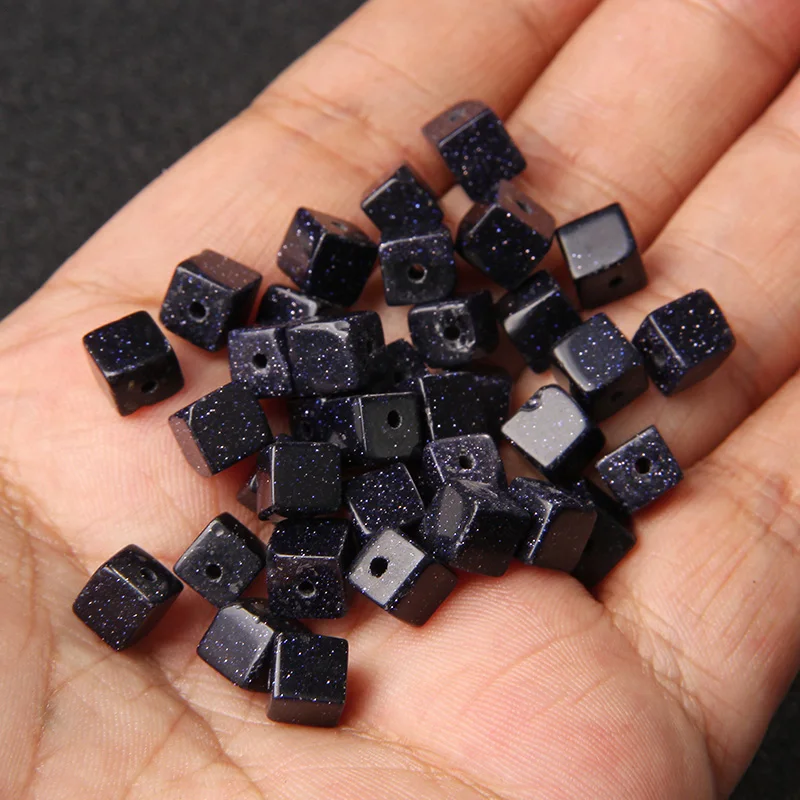 Natural Stone Square Dark Blue SandStone Loose Spacers Beads DIY Bracelet Earrings Accessories for Jewelry Making 4 6 8MM
Natural Stone Square Dark Blue SandStone Loose Spacers Beads DIY Bracelet Earrings Accessories for Jewelry Making 4 6 8MM